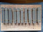 100 stuks Fleischmann 6101 Profi Rails 200mm., Gebruikt, Gelijkstroom, Fleischmann, Rails