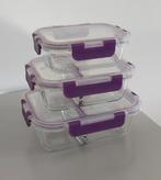 Ernesto glazen vershoudbakjes 3x, Ophalen, Zo goed als nieuw