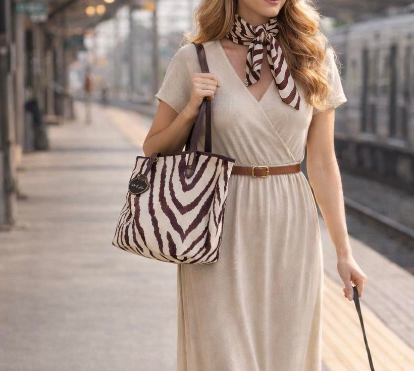 Lauren Ralph Lauren schouder tas, Overige merken, Bruin, Verzenden, Zo goed als nieuw