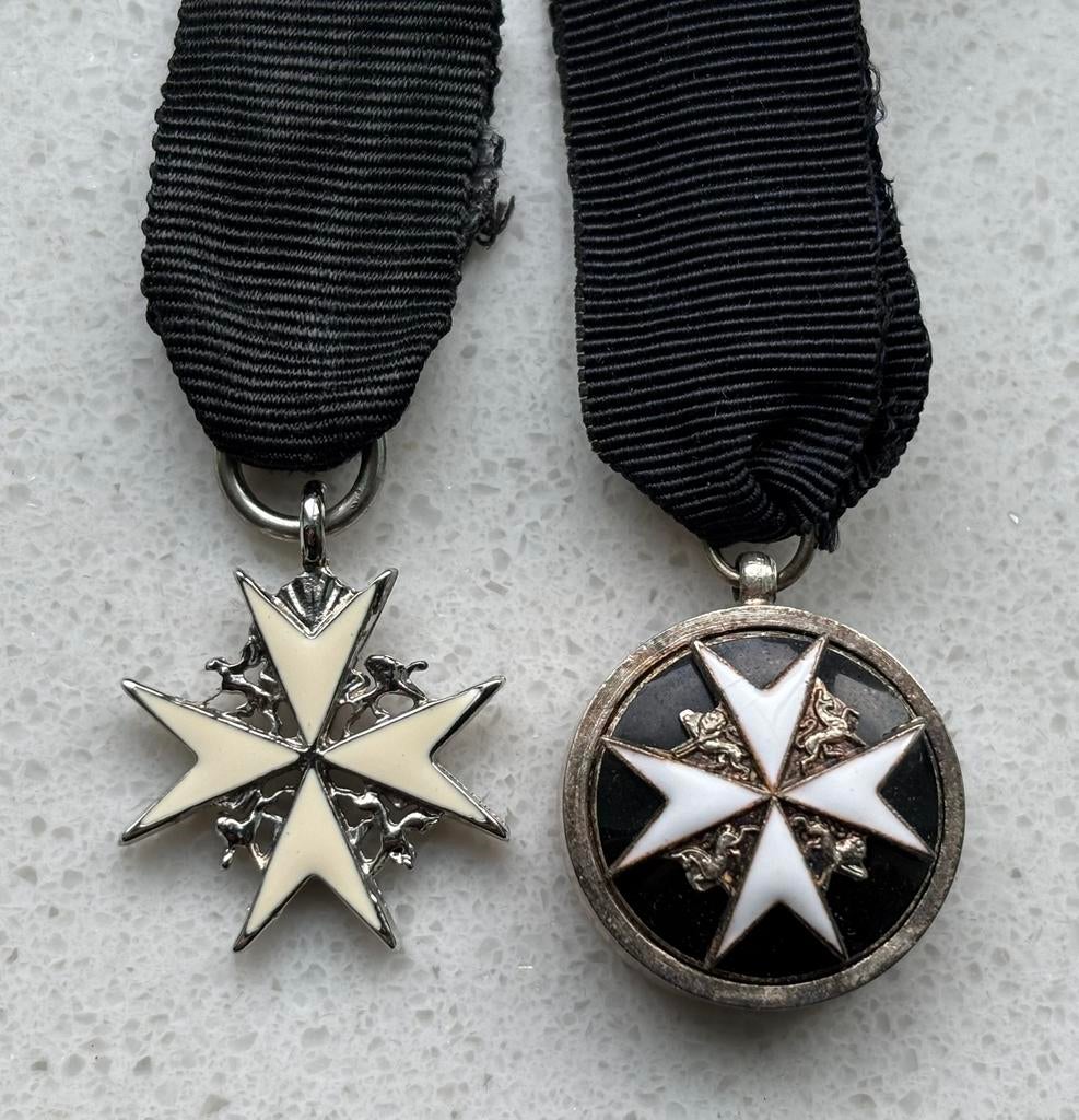 St.Johns medailles onderscheidingen., Ophalen of Verzenden, Landmacht, Nederland, Lintje, Medaille of Wings