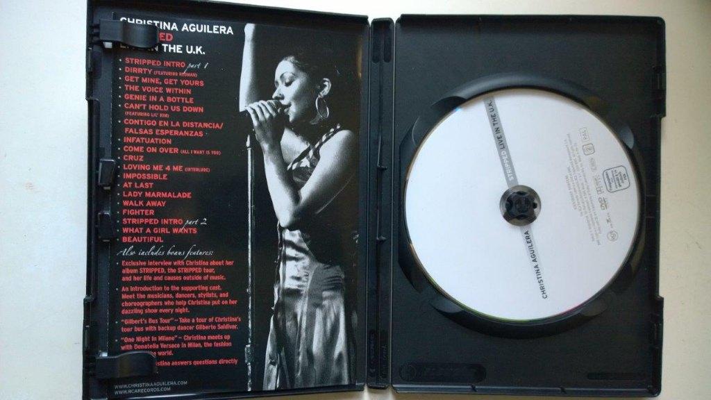 Christina Aguilera - Stripped Live In The U.K. (DVD), Alle leeftijden, Ophalen of Verzenden, Zo goed als nieuw, Muziek en Concerten