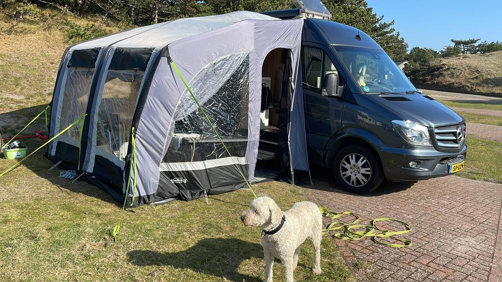 Voortent Easy Air 320 Monaco met 4 extra Airtubes, Ophalen of Verzenden, Zo goed als nieuw