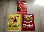 Vintage 3D GROLSCH reclame borden verzameling (geen emaille), Verzamelen, Ophalen of Verzenden, Zo goed als nieuw