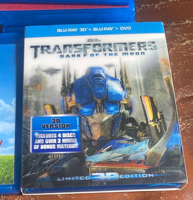 Transformers blu-Ray 3 disc & 3d, Ophalen of Verzenden, Zo goed als nieuw