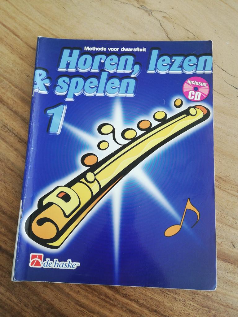 Horen, lezen en spelen 1, dwarsfluit methode, Muziek en Instrumenten, Klassiek, Les of Cursus, Dwarsfluit of Piccolo, Ophalen of Verzenden