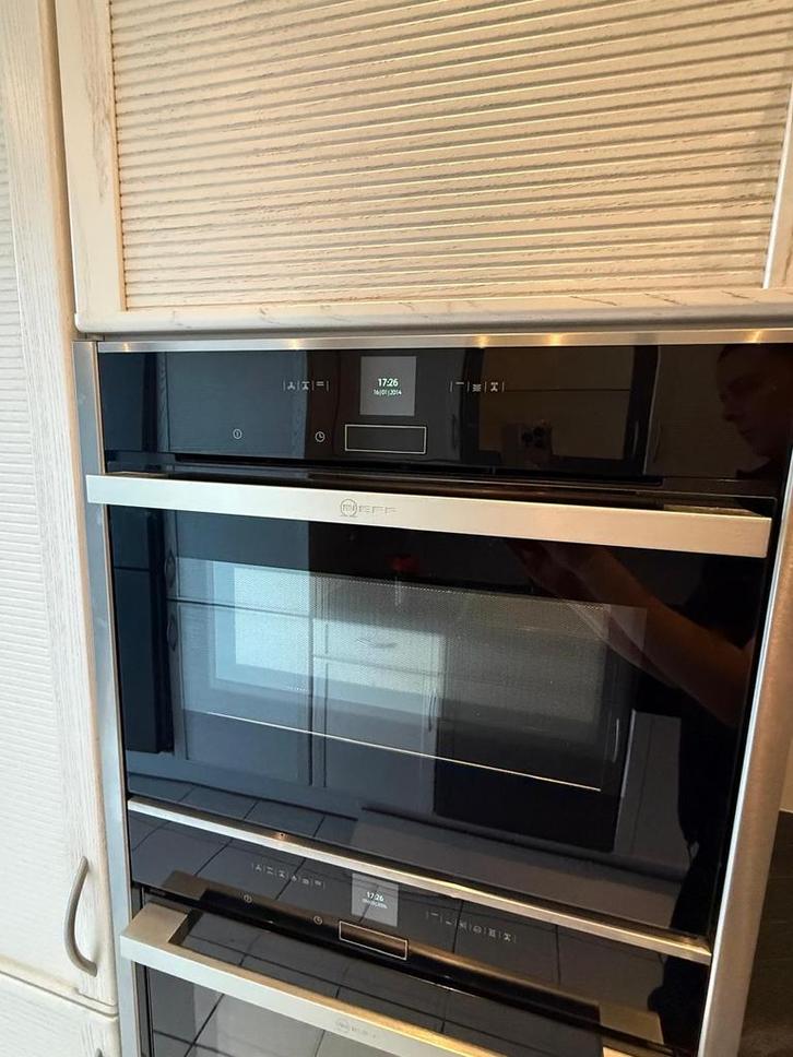 NEFF inbouw combi oven / magnetron – digitaal display, Witgoed en Apparatuur, Ovens, Gebruikt, Inbouw, Oven met grill, 45 tot 60 cm