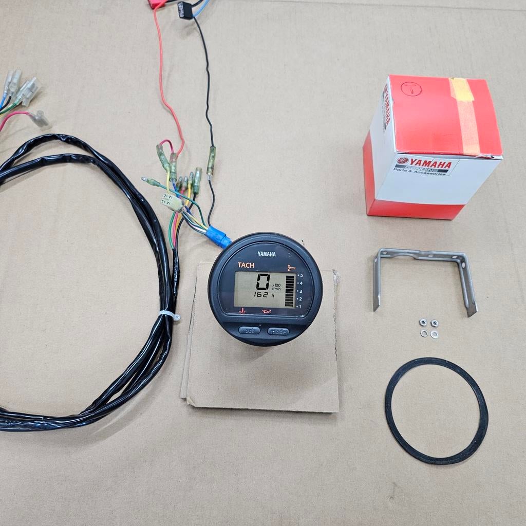 Yamaha tach tachometer tacho toerenteller+ kabel, Ophalen of Verzenden, Motor en Techniek