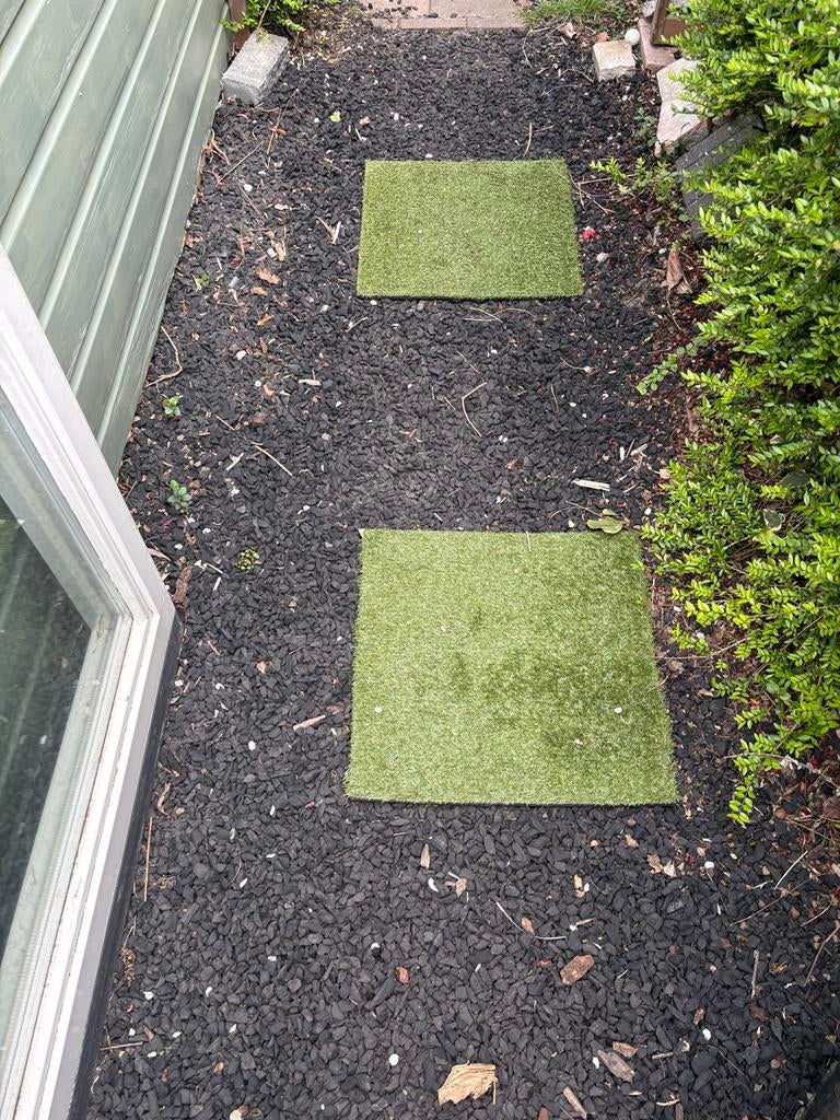 Gratis rubber snippers voor onder schommel of speeltoestel, Ophalen, Gebruikt