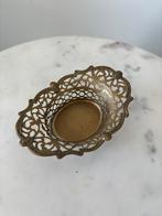 Vintage messing sierbakje opengewerkt schaaltje, Ophalen of Verzenden