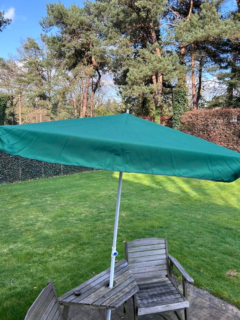 Outsunny Parasol 295x295cm In hoogte verstelbare zweefparasol met parasolvoet | Netherlands