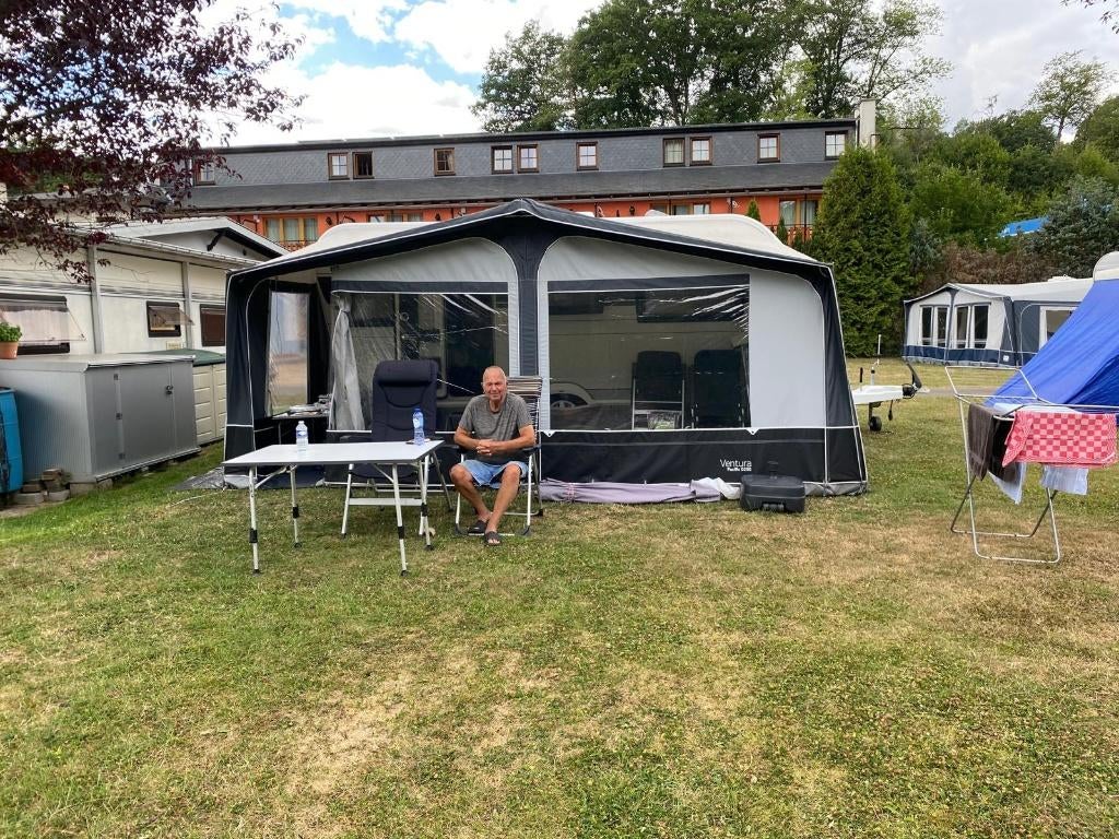 voortent Isobella Ventura D250, Caravans en Kamperen, Voortenten en Luifels, Ophalen, Zo goed als nieuw, Unico Ventura