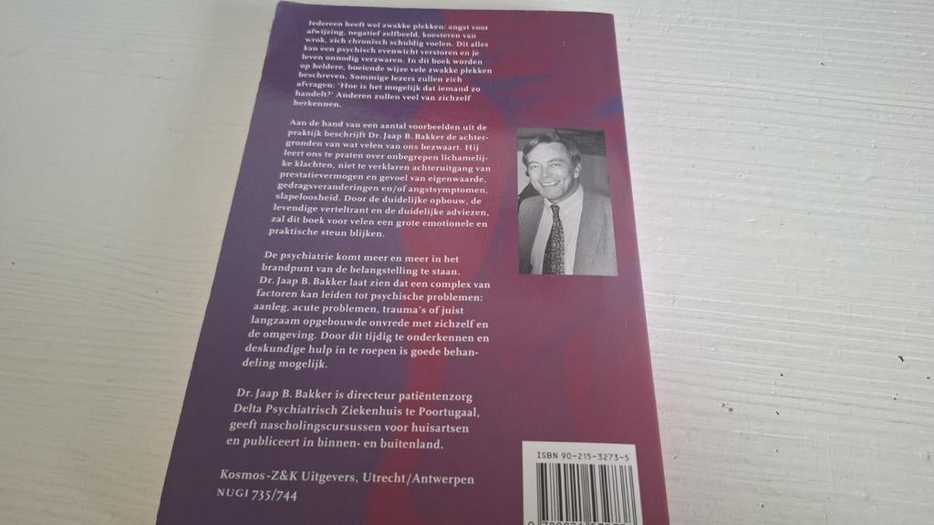 Is het psychisch? Dr. Jaap B. Bakker, Ophalen of Verzenden, Gelezen, Klinische psychologie, Dr. Jaap B. Bakker