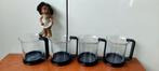 4 Bodum thee koffie drink glazen  C. Jorgensen, Huis en Inrichting, Keuken | Servies, Glas of Glazen, Eu, Eu, Ophalen of Verzenden