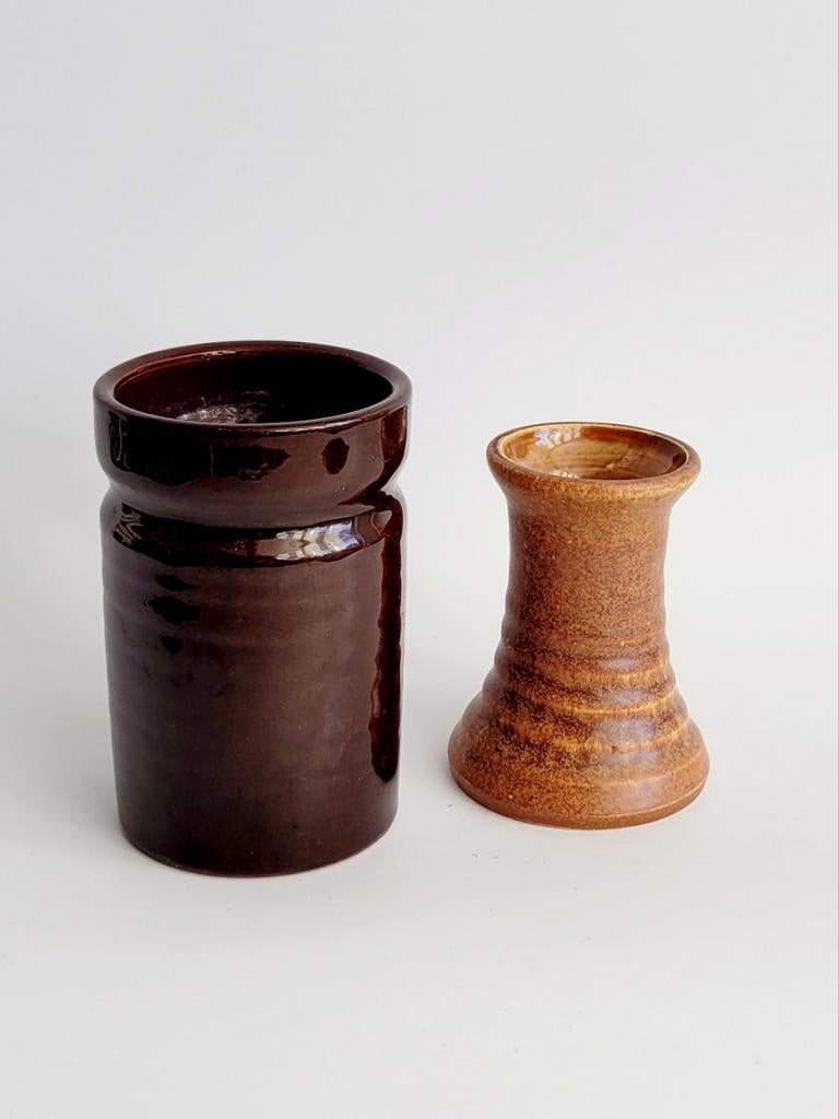 Izgs Vintage vaasjes set van 2 of per stuk te koop, Ophalen of Verzenden