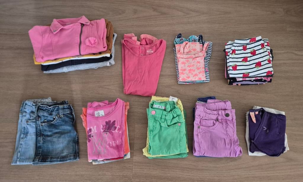 Groot pakket kleding meisje lente-zomer Maat 110/116, Kinderen en Baby's, Ophalen of Verzenden, Gebruikt, Maat 110