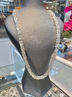 925 Zilveren Massieve Koningsketting, Verstelbaar, Nieuw, Ophalen of Verzenden, Zilver