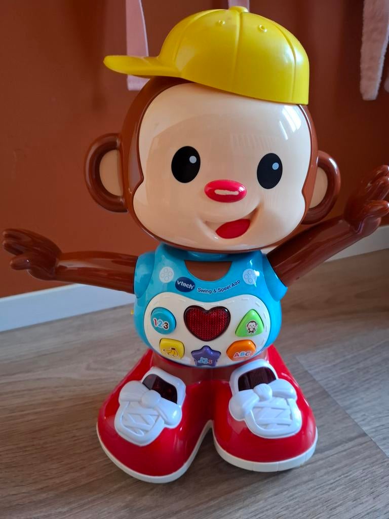 VTech Swing & Speel Aap - Interactief Speelgoed, Kinderen en Baby's, Speelgoed | Vtech, Gebruikt, 6 maanden tot 2 jaar, Ophalen