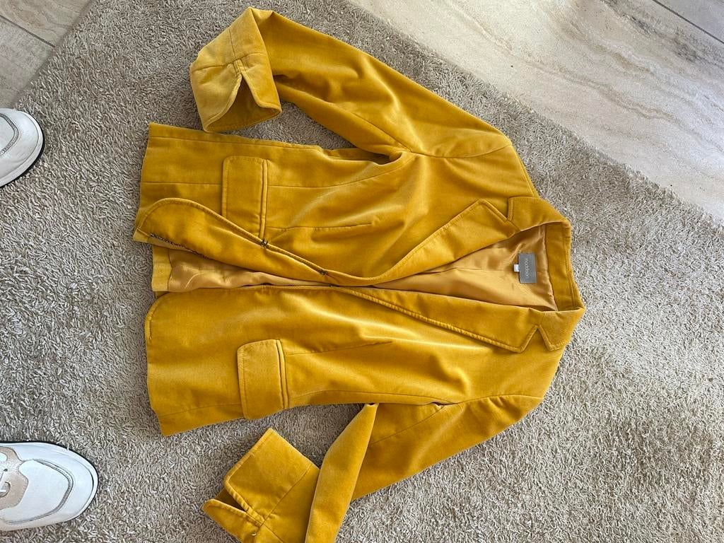 Blazer/jasje okergeel, Ophalen of Verzenden, Zo goed als nieuw, Maat 38/40 (M), Geel