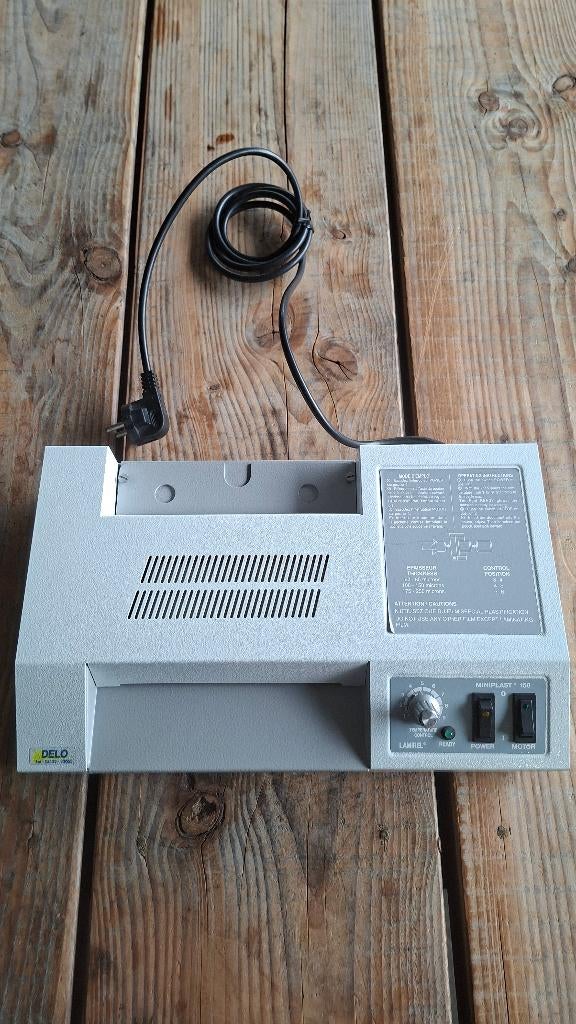 Lamirel Miniplast lamineerapparaat, ., Ophalen of Verzenden, Zo goed als nieuw, .