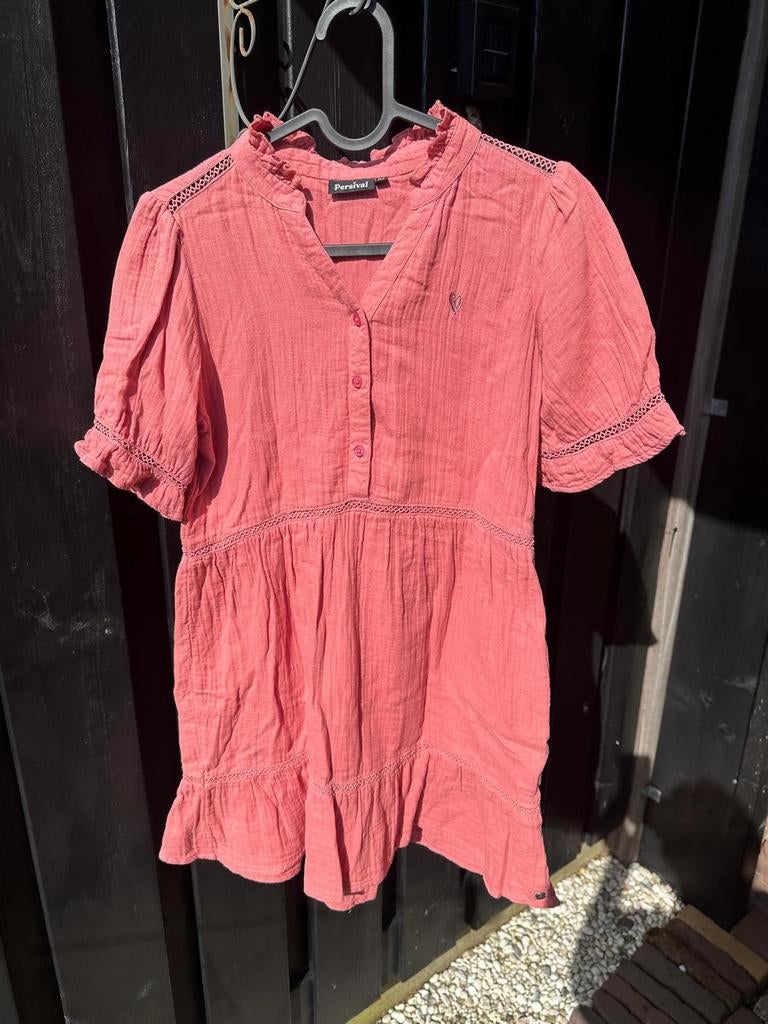 Persival jurk 152/158 koraal, Persival, Meisje, Ophalen of Verzenden, Zo goed als nieuw