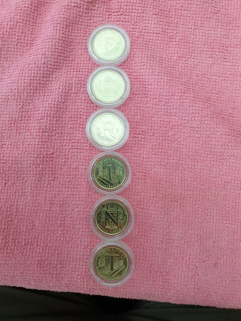 6x 5 forint, serie 2021 (k5), Postzegels en Munten, Munten | Europa | Niet-Euromunten, Ophalen of Verzenden, Hongarije
