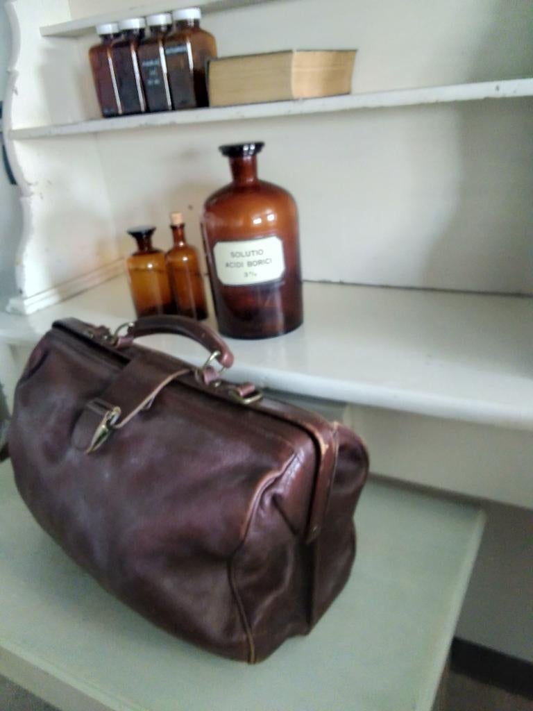 Leuke oude dokterstas, Ophalen of Verzenden