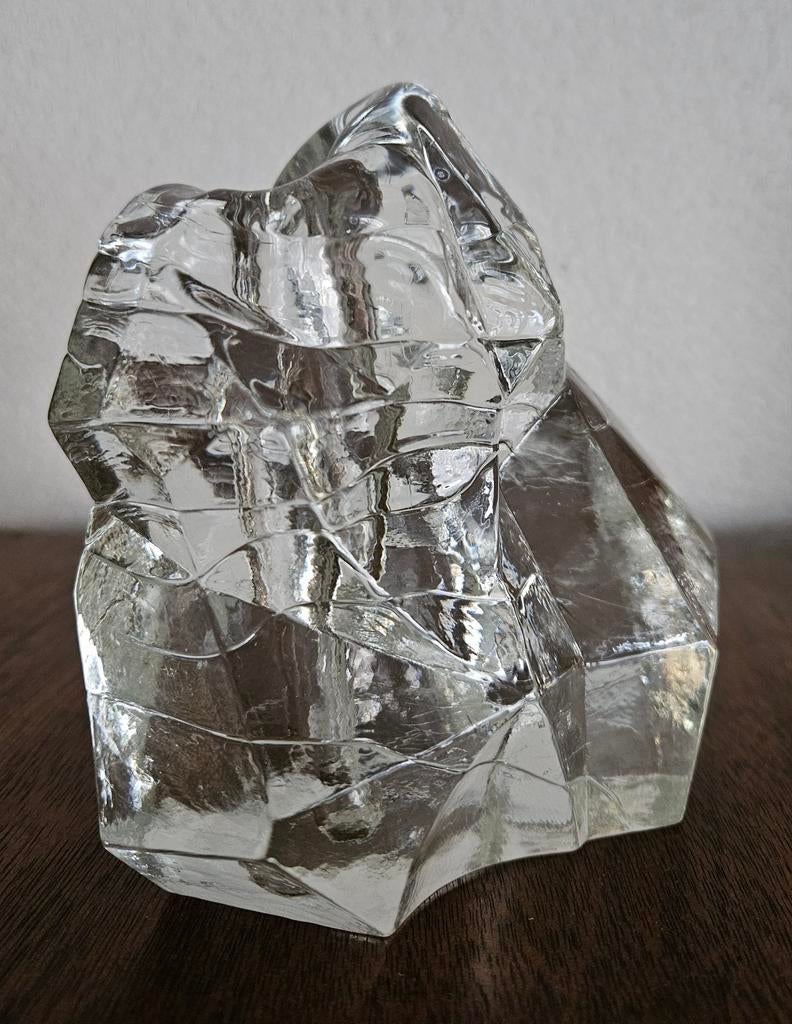 Vintage Joska Waldglashütte Solifleur blokvaas, Antiek en Kunst, Ophalen of Verzenden