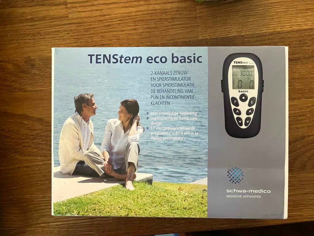 TENStem eco basic TENS-apparaat voor pijnbehandeling, Ophalen of Verzenden, Zo goed als nieuw, Overige typen