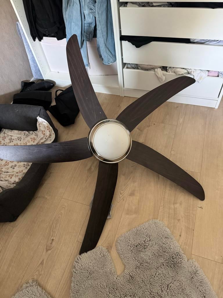 Ventilator lamp met afstandsbediening, Witgoed en Apparatuur, Ventilatoren, Ophalen, Ventilator met afstandsbediening, Zo goed als nieuw