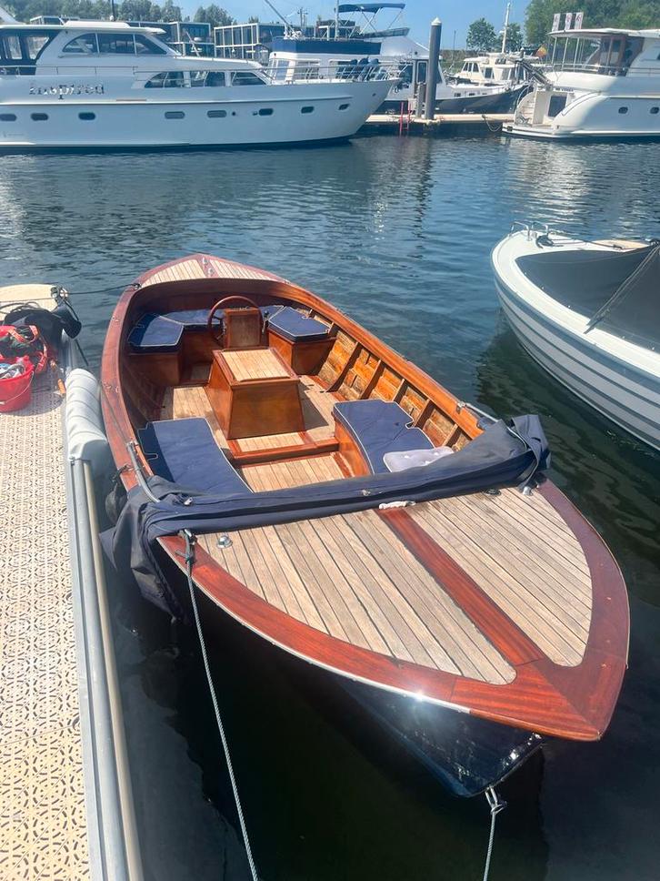 Noorse overnaadse sloep met trailer en Yanmar motor, Watersport en Boten, Sloepen, Gebruikt, 10 tot 30 pk, 6 meter of meer, Binnenboordmotor