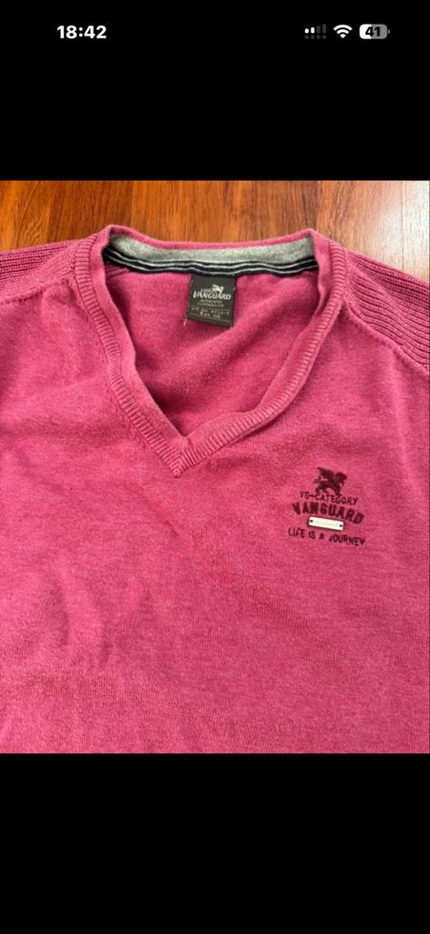 Vanguard trui roze maat L, Ophalen of Verzenden, Gedragen, Maat 52/54 (L), Roze