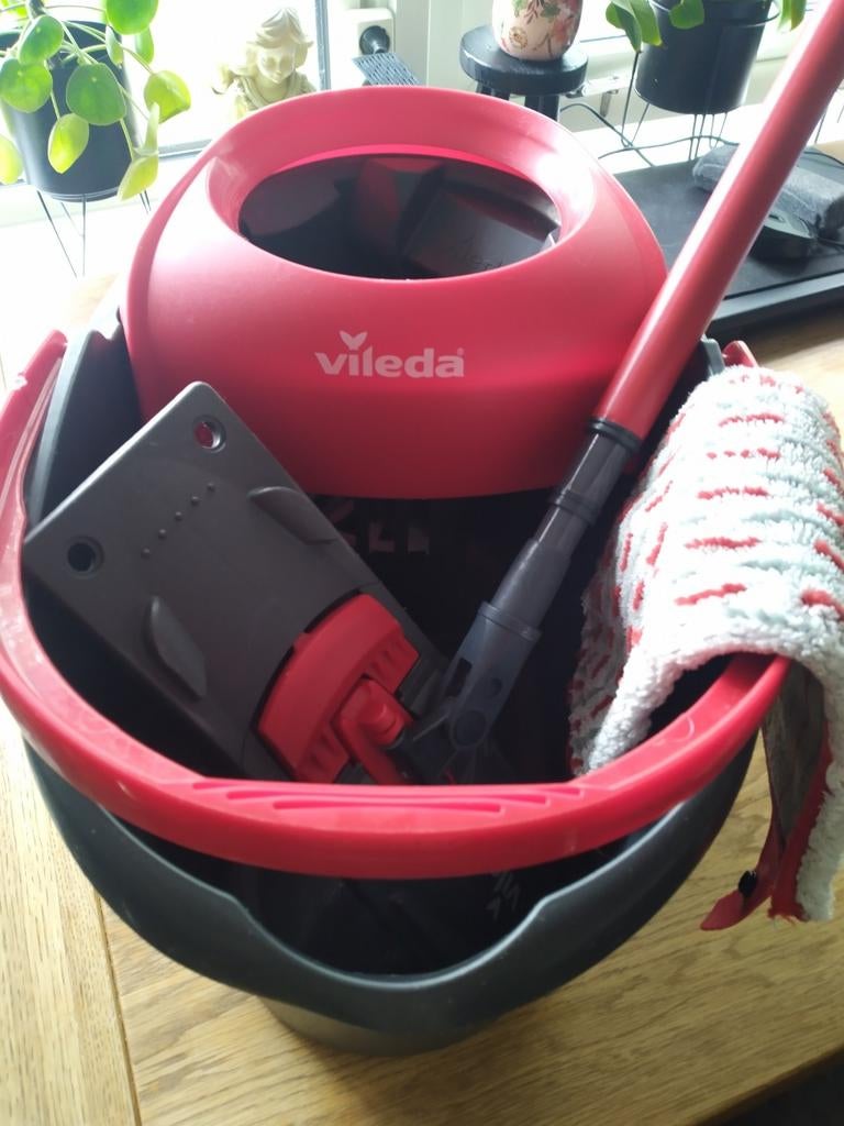 Vileda Easy Wring & Clean Turbo Dweilsysteem, Ophalen, Dweilemmer, -bak, of -wagen