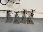 Caravan steunen 4 stuks gegalvaniseerd, Ophalen of Verzenden, Gebruikt, Manueel, Garagekrik