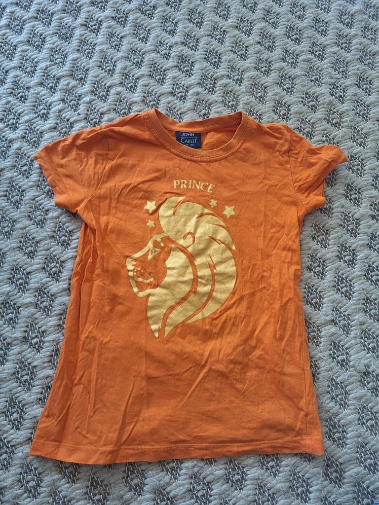 Shirt koningsdag, Kinderen en Baby's, Kinderkleding | Maat 134, Ophalen, Jongen, Shirt of Longsleeve