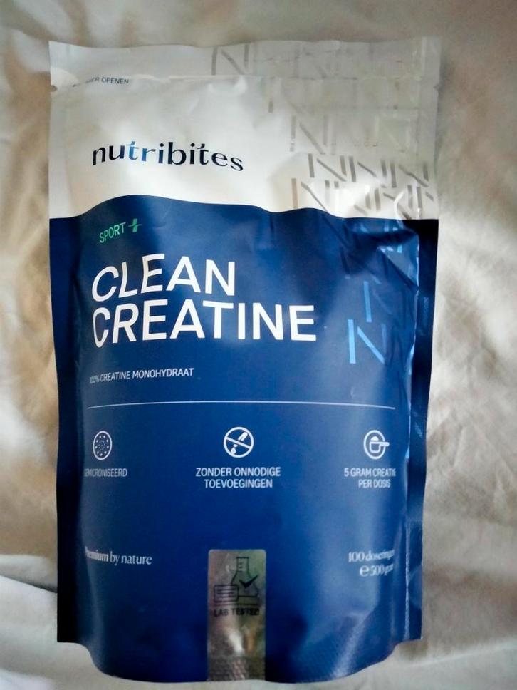 Nutribites Clean Creatine Monohydraat 300g, Sport en Fitness, Fitnessmaterialen, Nieuw, Overige typen, Ophalen of Verzenden