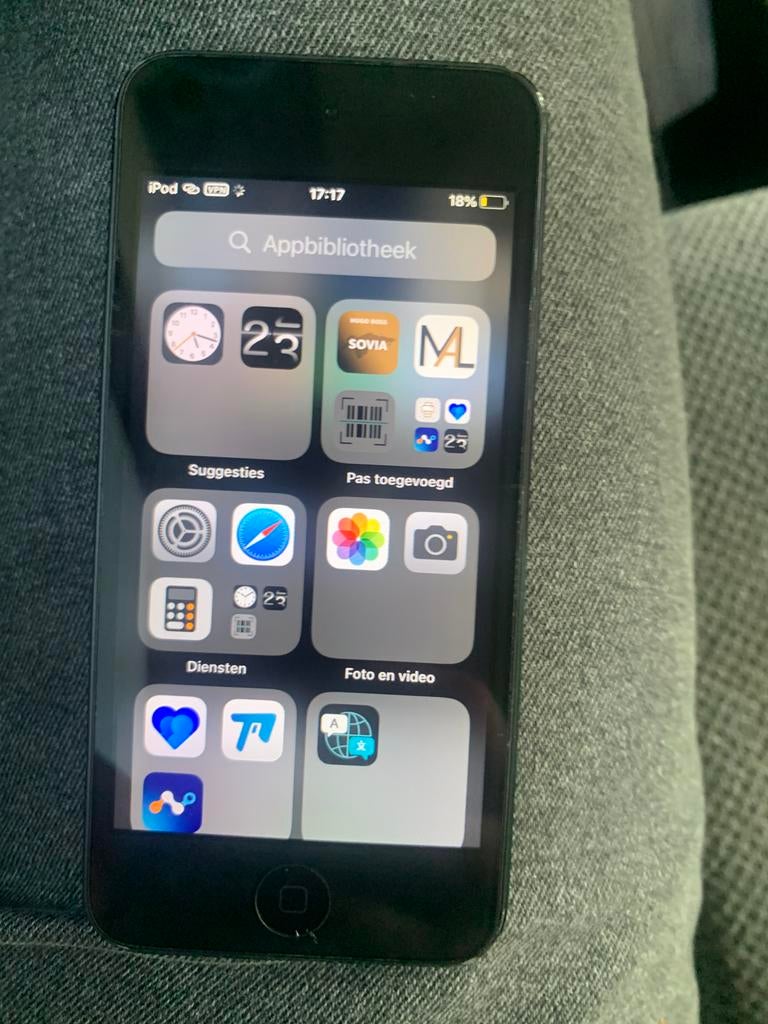 Ipod gen 7 touch space grey 32GB goede staat, Zwart, Ophalen of Verzenden, Zo goed als nieuw, 20 tot 40 GB