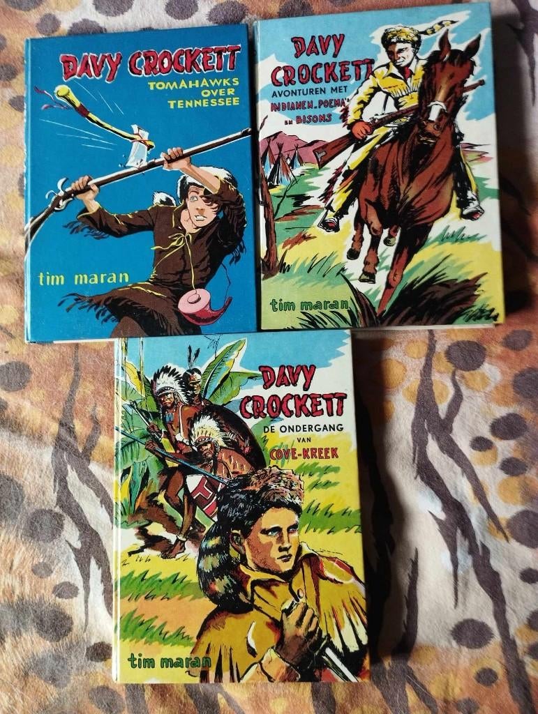 Davy Crockett boeken hc, Ophalen, Gelezen, Tim maran