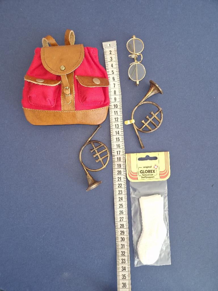 pop poppen items rugzak hoorn bril nieuwe sokken + extra, Ophalen of Verzenden, Nieuw, Accessoires