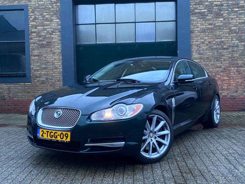 Jaguar XF 3.0D V6 Luxury| Automaat + Cruise + Schuif/Kanteld, Auto's, Jaguar, Automaat, Gebruikt, Beige, 2993 cc