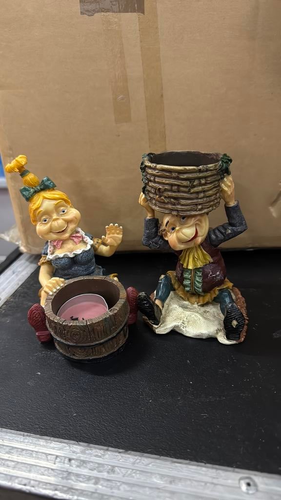 Kleine laaf waxine lichtjes houder, Ophalen, Zo goed als nieuw, Beeldje of Poppetje