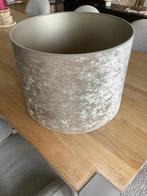Grote velours lampenkap krokodil huid zilver grijs 50x38 cm, Huis en Inrichting, Lampen | Lampenkappen, Ophalen, Gebruikt, 25 tot 50 cm