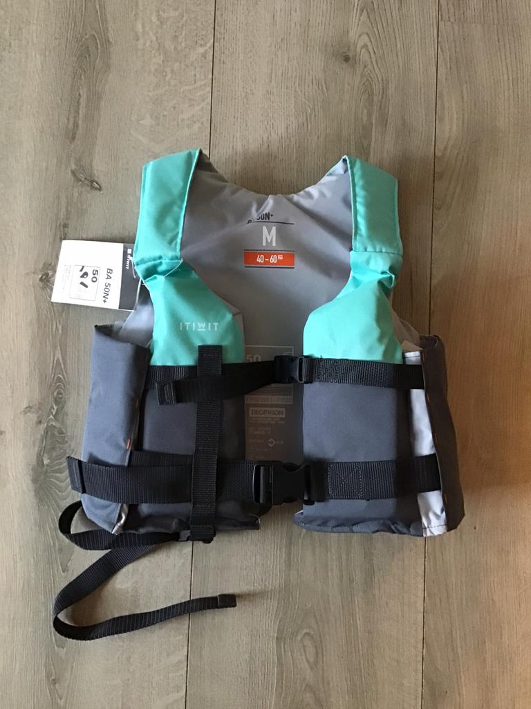 Nieuw Decathlon Itiwit reddingsvest zwemvest 40-60 kg, Nieuw Decathlon Itiwit reddingsvest zwemvest 40-60 kg, Nieuw Decathlon Itiwit reddingsvest zwemvest 40-60 kg
