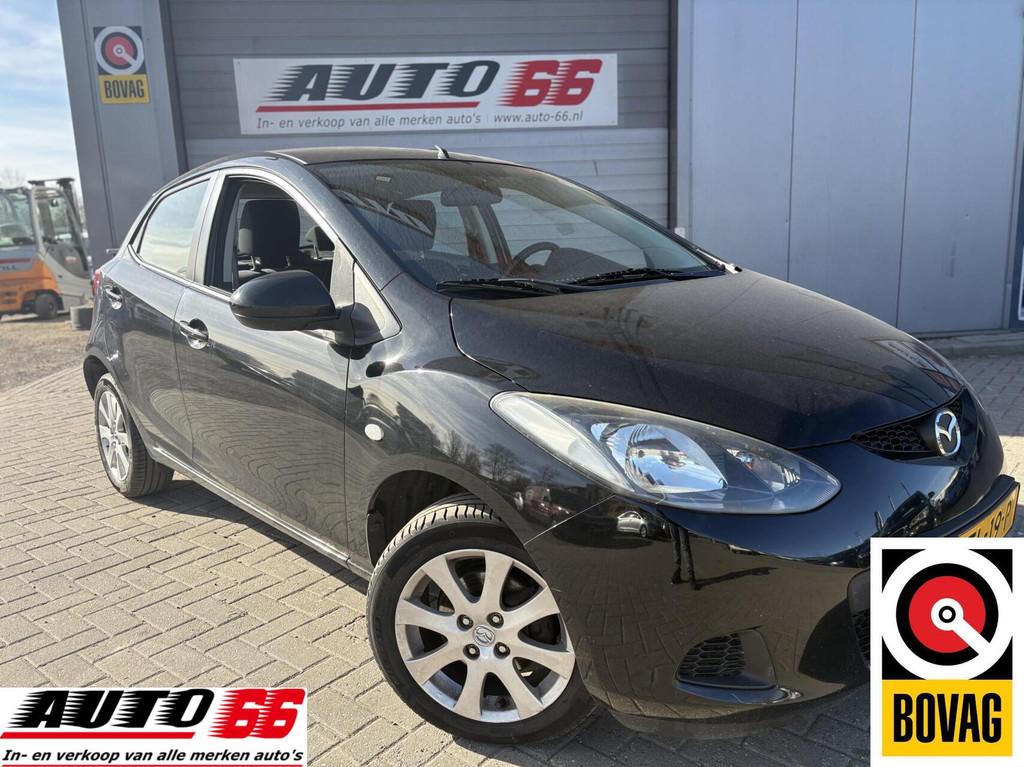 Mazda 2 1.3 TS Plus, Auto's, Mazda, Voorwielaandrijving, Gebruikt, Zwart, 4 cilinders