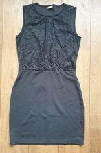 JDY Zwarte Jurk met Kanten Top (L), Zwart, Maat 42/44 (L), Ophalen of Verzenden, Knielengte