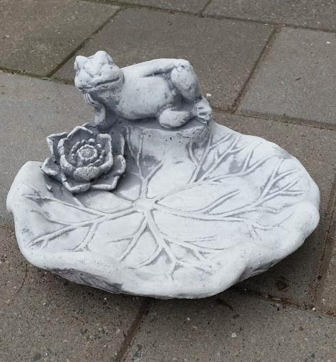 Vogel Bad-/Water-/Drinkschaal NU 15% korting, Tuin en Terras, Tuinbeelden, Nieuw, Overige typen, Beton, Ophalen