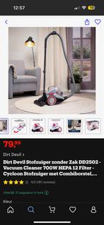 Dirt Devil stofzuiger zonder zak DD2502, Ophalen, Gebruikt, Stofzuiger, Minder dan 1200 watt