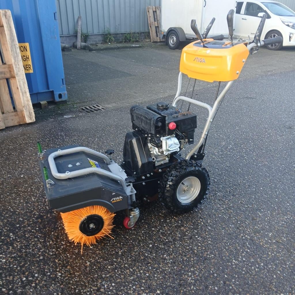 Stiga veegmachine, Tuin en Terras, Veegmachines, Ophalen, Gebruikt, STIGA
