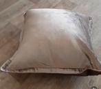 Velvet kussen zilver colmore, Ophalen of Verzenden, Grijs, Vierkant
