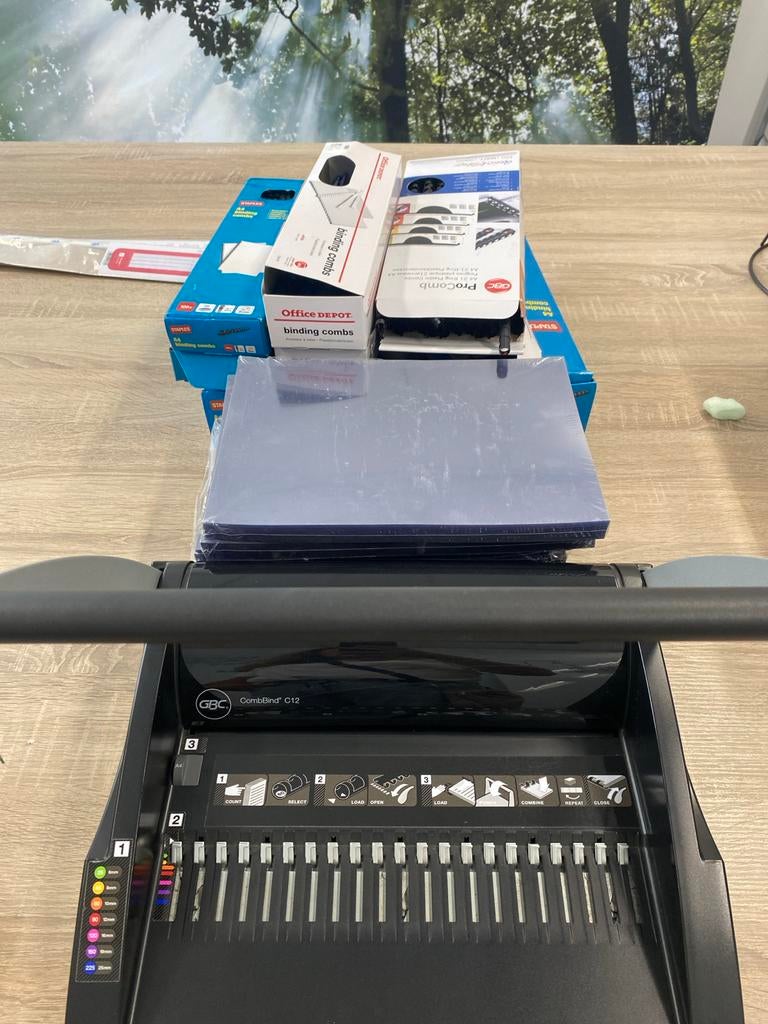 Combibind c12 en toebehoren gratis ophalen, Diversen, Ophalen of Verzenden, Gebruikt