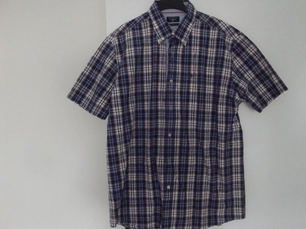 Geblokt STATE OF ART overhemd met korte mouwen. Maat XXL., Kleding | Heren, Grote Maten, State of Art, Overhemd, Overige kleuren